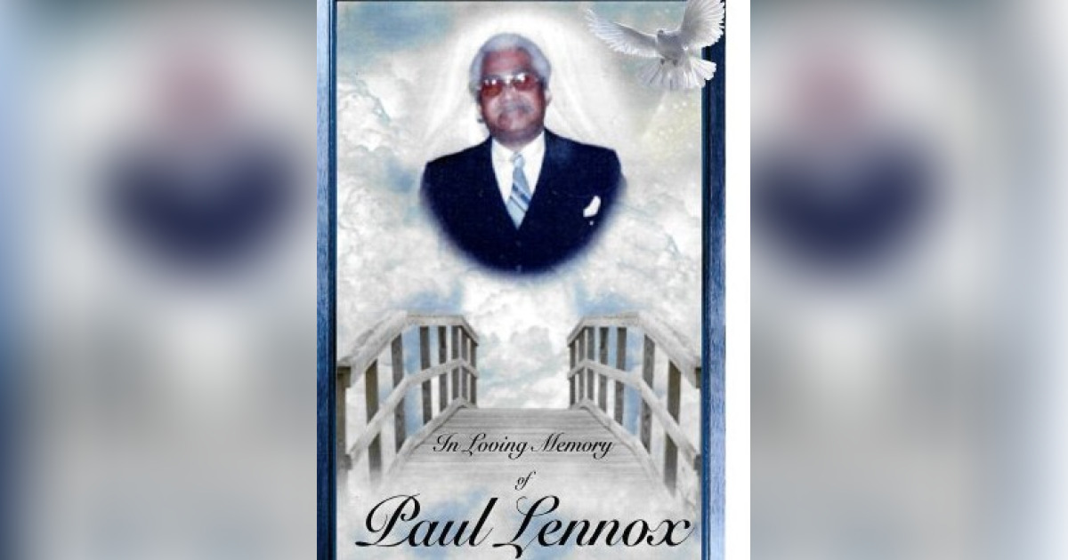 Obituary for Paul Lennox Heritage Funeral Home & Cremation Services