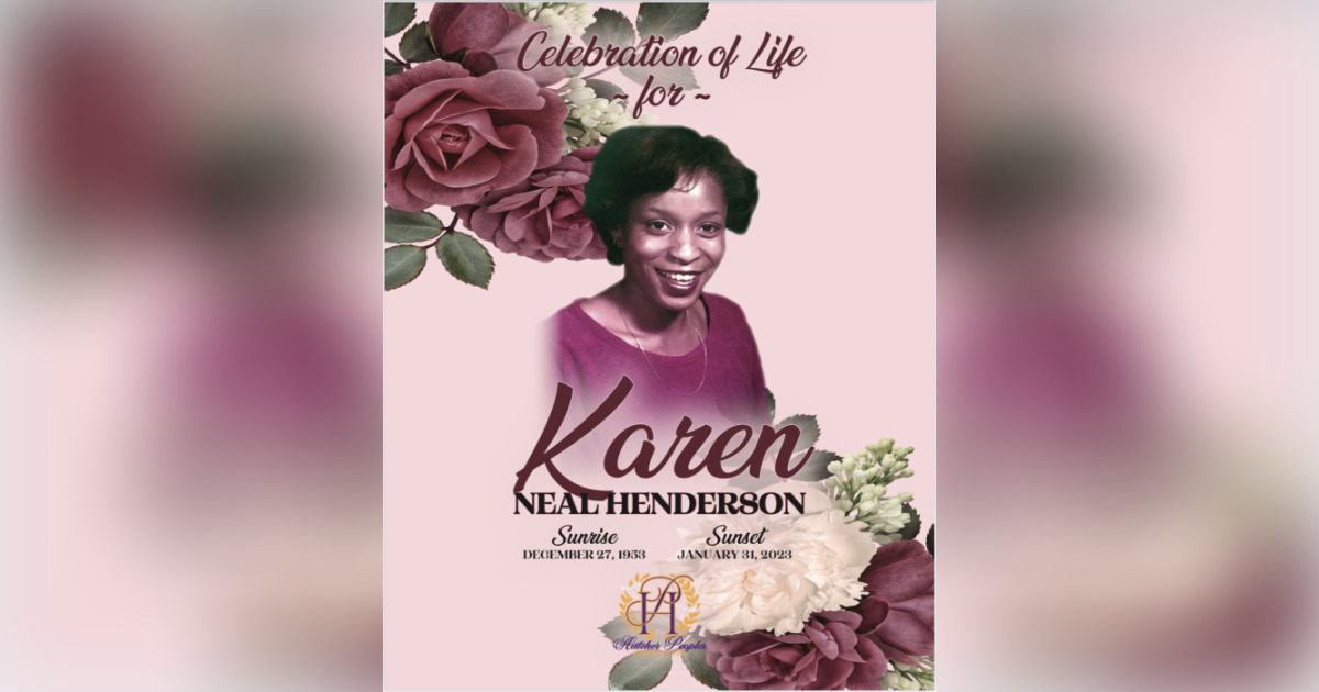 Karen Henderson Obituary Jan 31, 2023 Thomasville, GA