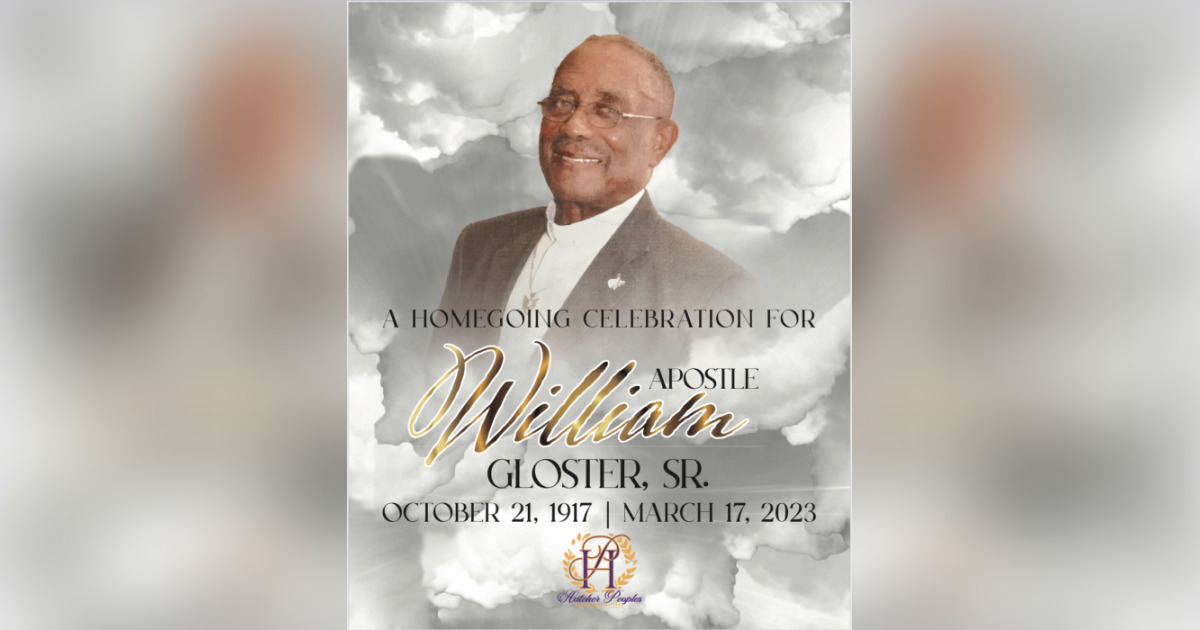 William Gloster Sr. Obituary March 16, 2023 Thomasville, GA