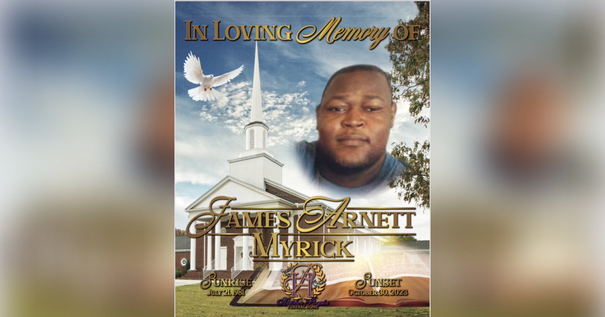 James Myrick Obituary Oct 30, 2023 Thomasville, GA
