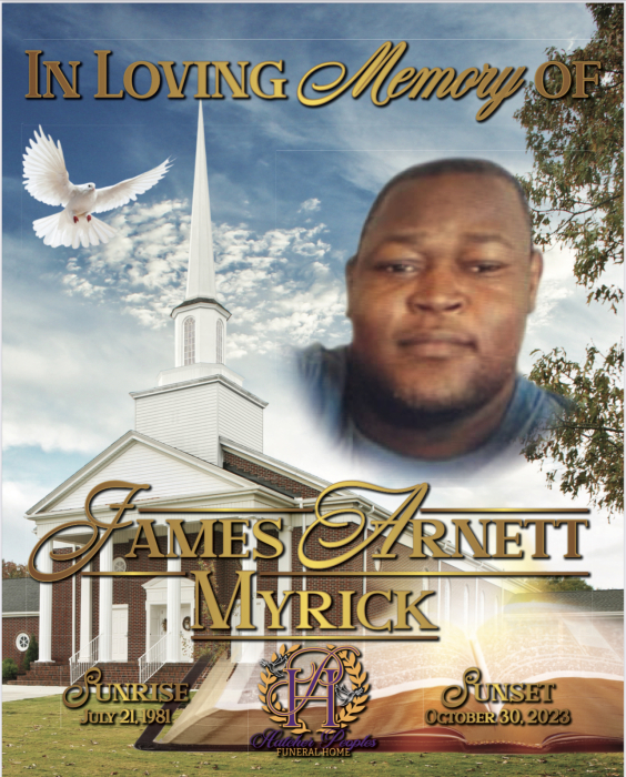 James Myrick Obituary Oct 30, 2023 Thomasville, GA