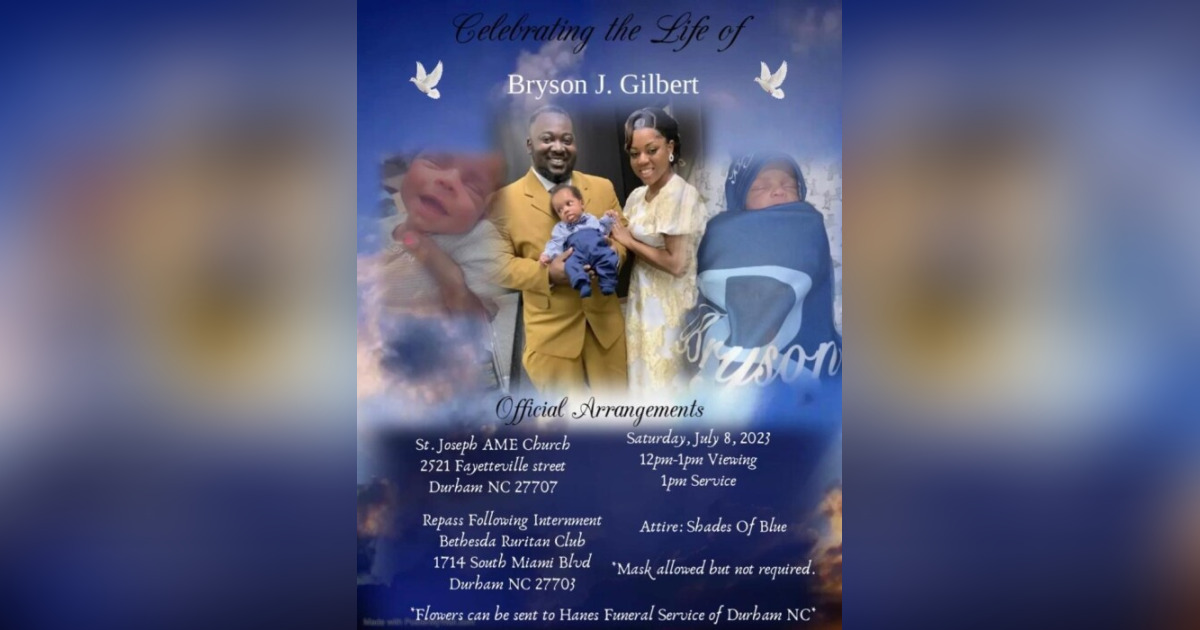 Obituary for Bryson J. Gilbert Hanes Funeral Service