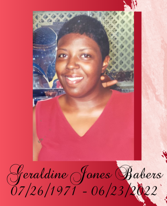 Obituary for Geraldine (Jones) Babers Patterson Purvis Mortuary