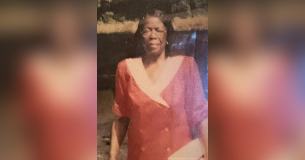 Lula Jones Obituary April 26, 2022 McPhatter Funeral Services