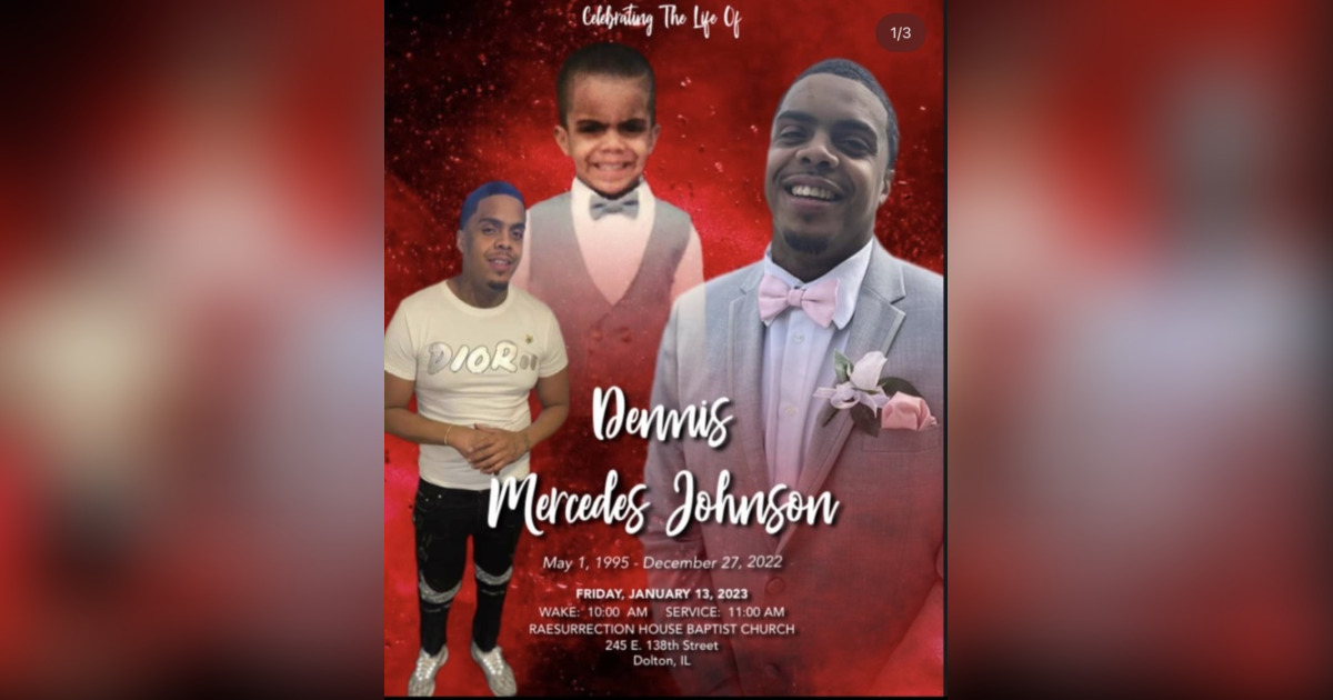 Dennis Johnson Obituary December 27, 2022 Richton Park, IL