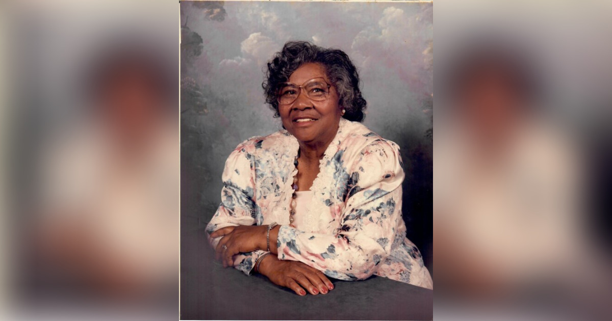 Bertha Beverly Obituary July 8, 2023 Rainey Mortuary Service LLC
