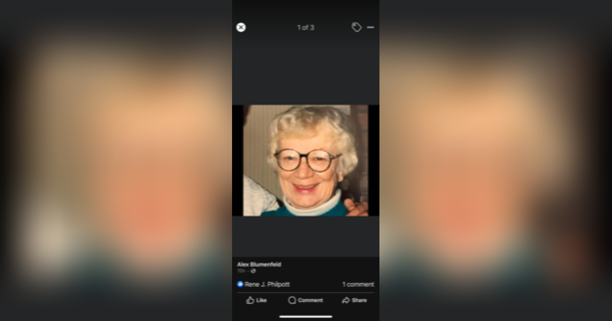 Obituary for Sarah "Sally" J. Blumenfeld F. S. Roberts & Son Funeral