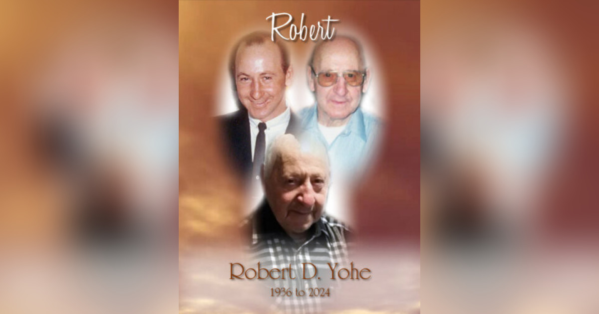 Robert Yohe Obituary Jan 25, 2024 Hanover, PA