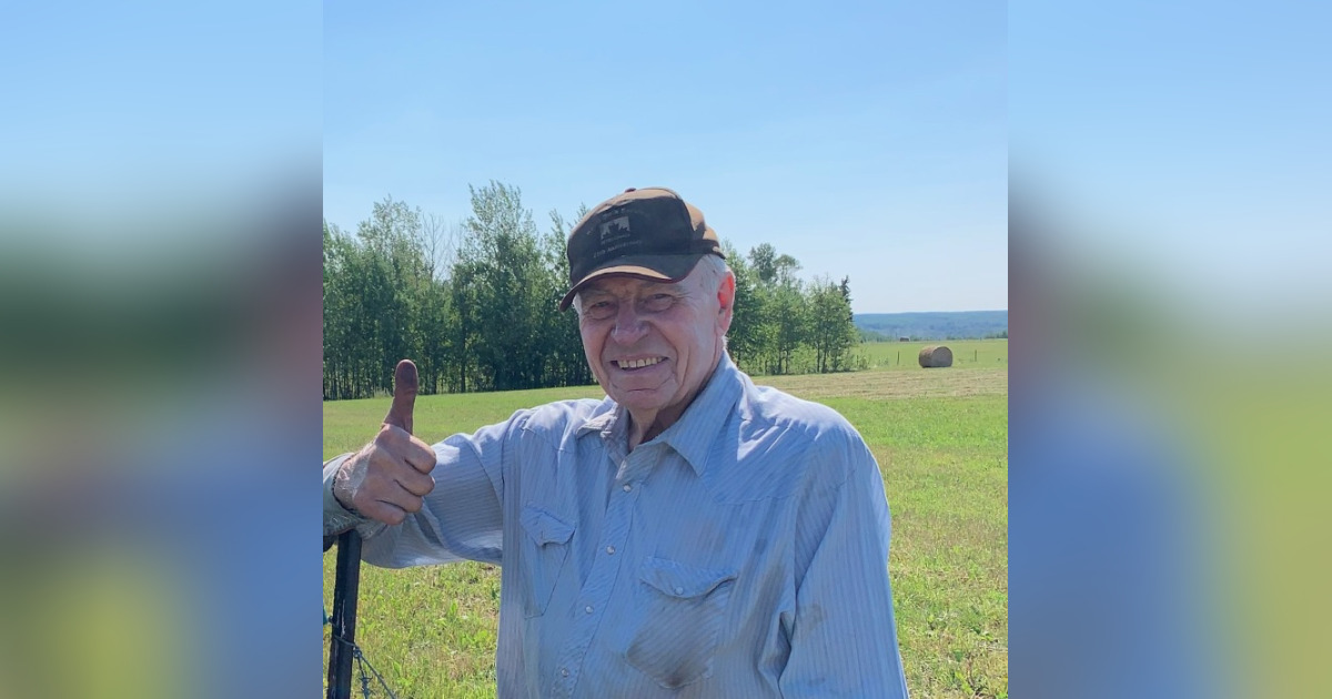 Lloyd Nordell Obituary May 29, 2022 Edson Funeral Home Ltd