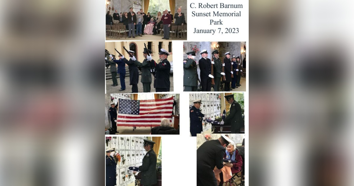 Obituary for Charles Robert Barnum Paul's Chapel Cremation and Burial Service