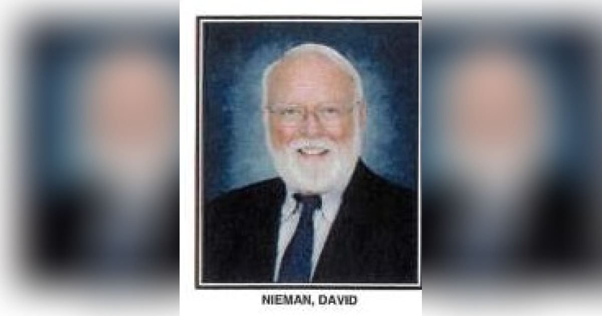 Obituary for David Arnold Nieman Trinity Funeral Services