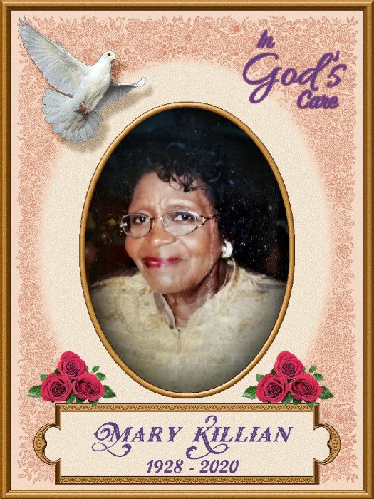 Mary Killian Obituary February 14, 2020 Jacksonville, FL
