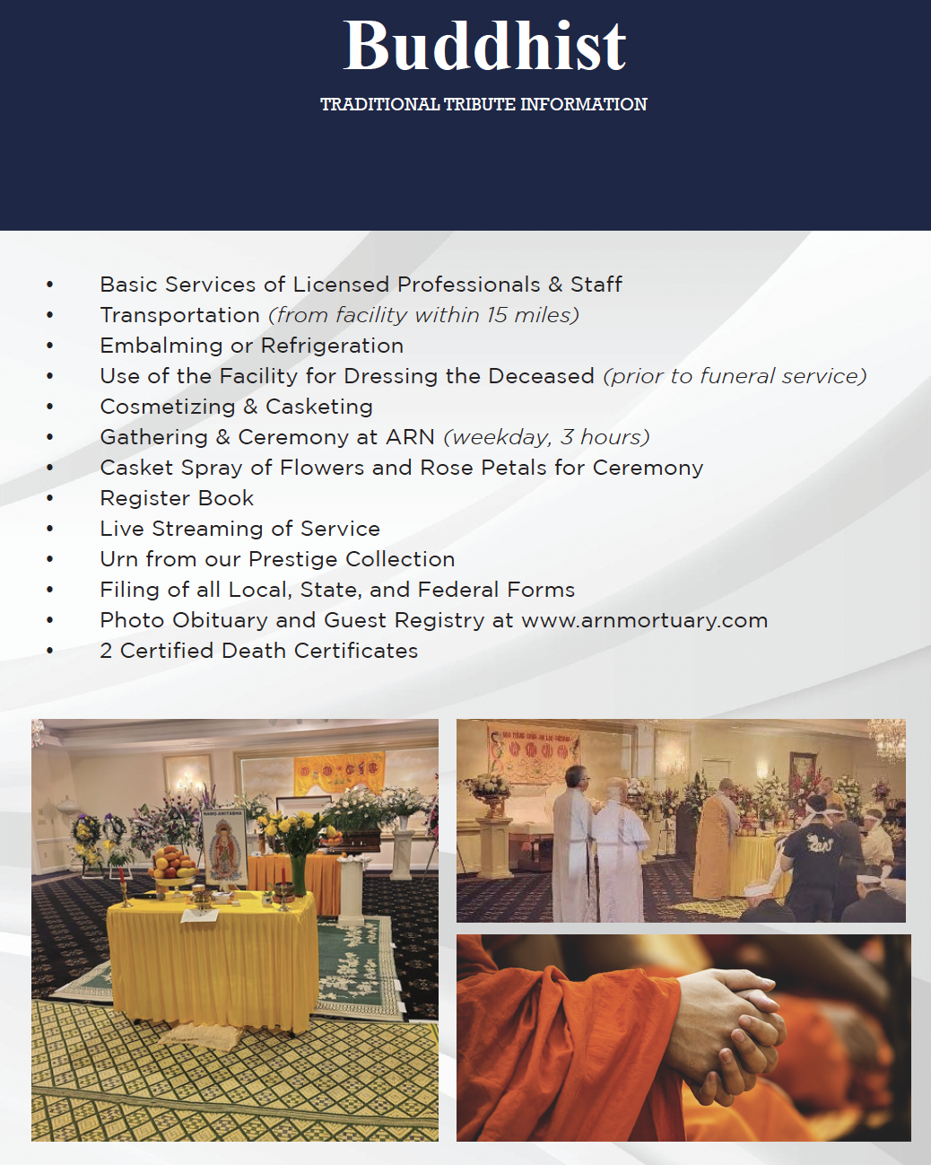 Buddhist Funeral Services Traditional Funerals and Memorials