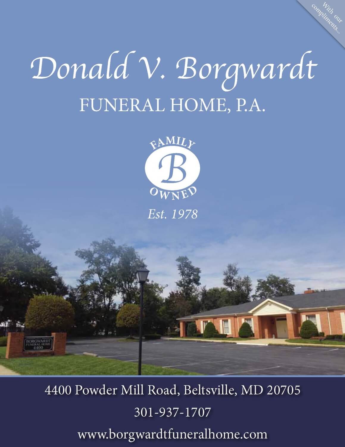 Beltsville MD Funeral Home & Cremations Donald V Funeral Home