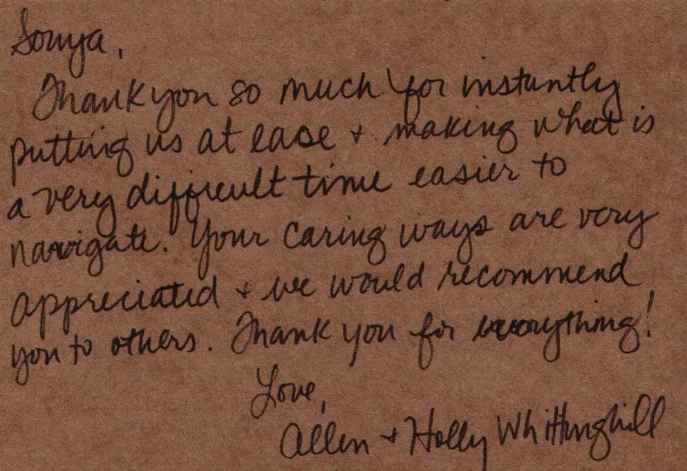 Testimonials Cone Funeral Home Bowling Green KY funeral home and