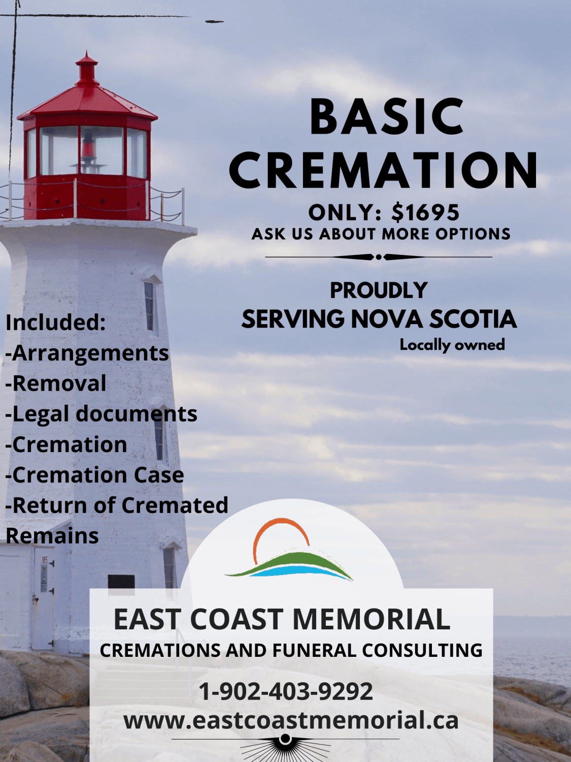 Basic Cremation Price Funeral Home East Coast Memorial Windsor