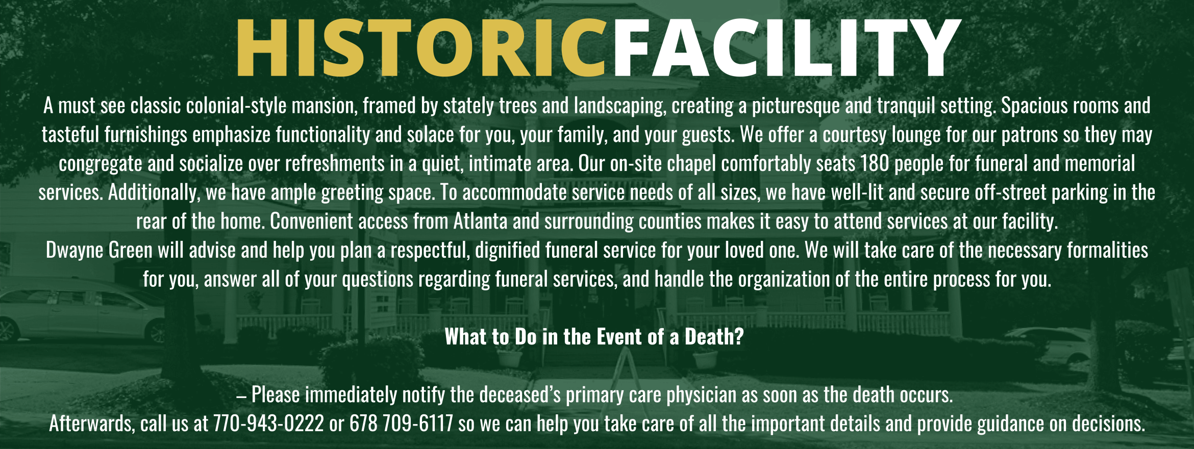 Greener Pastures Funeral Home Powder Springs GA funeral home and cremation