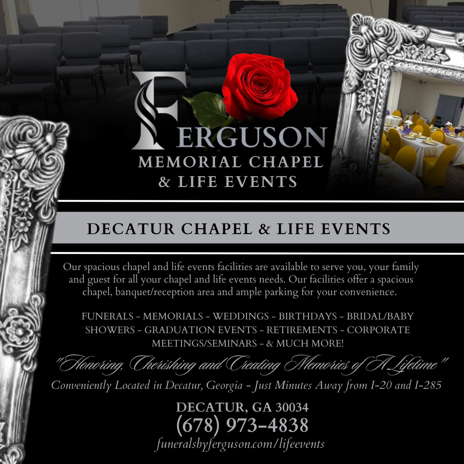 Decatur Chapel & Life Events Ferguson Funeral Home LLC. Rochelle GA funeral home and