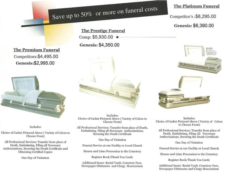 Genesis Funeral Services & Chapel Inc. SHELBY NC funeral home and