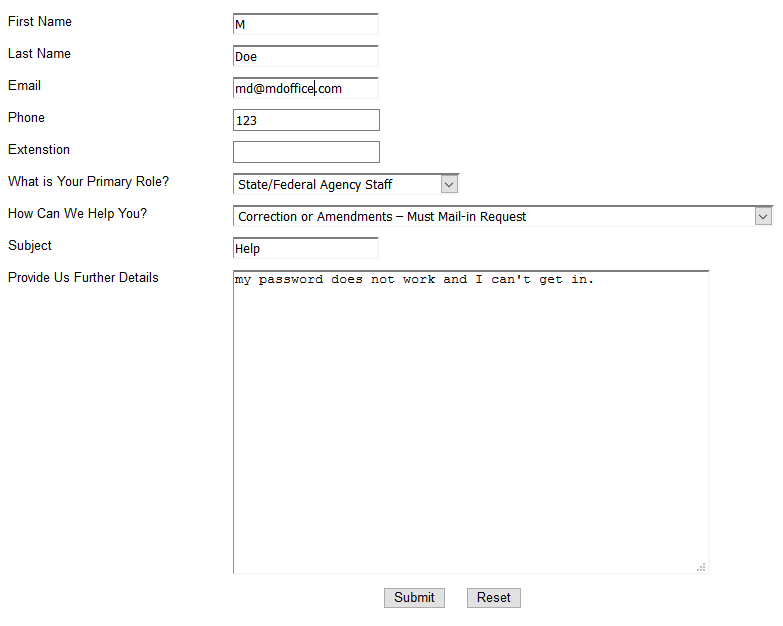 State Office of Vital Records Funeral Directors