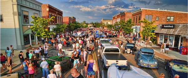 Downtown Boyne City Michigan