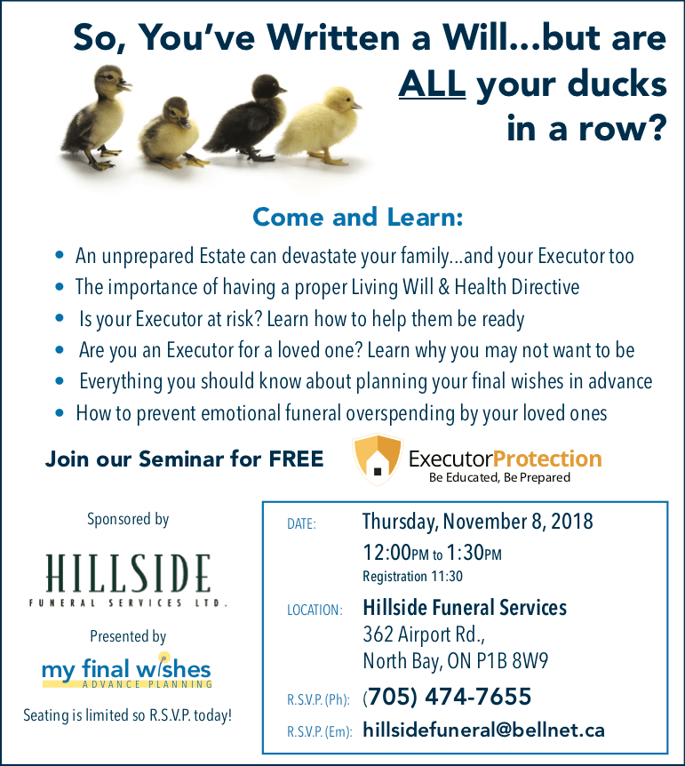 Hillside Funeral Services Ltd. North Bay ON funeral home and cremation