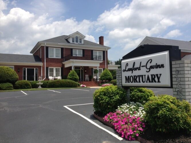 LanfordGwinn Mortuary Woodruff SC funeral home and cremation