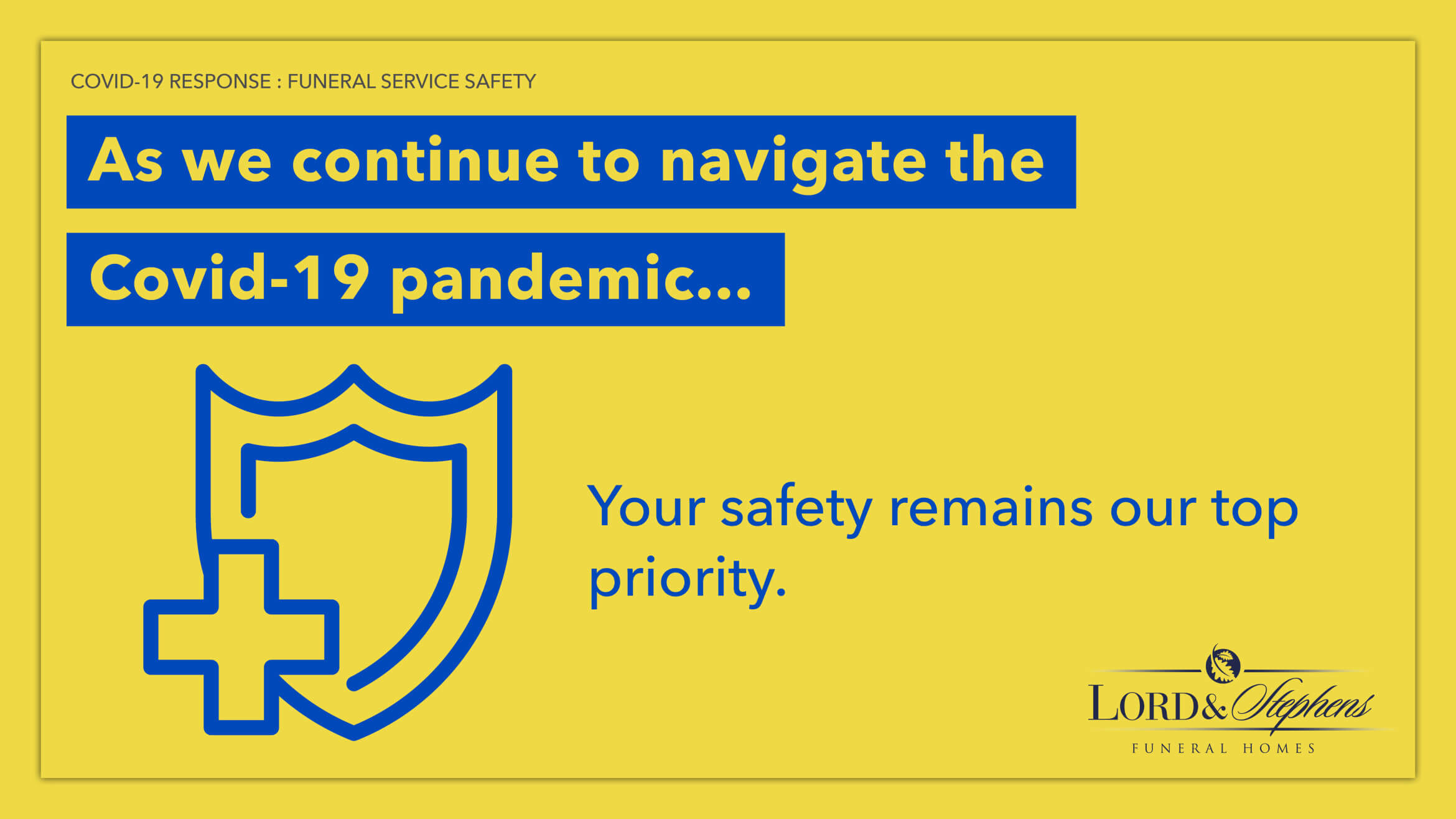 COVID19 Procedure Funeral Burial Cremation Lord & Stephens Funeral