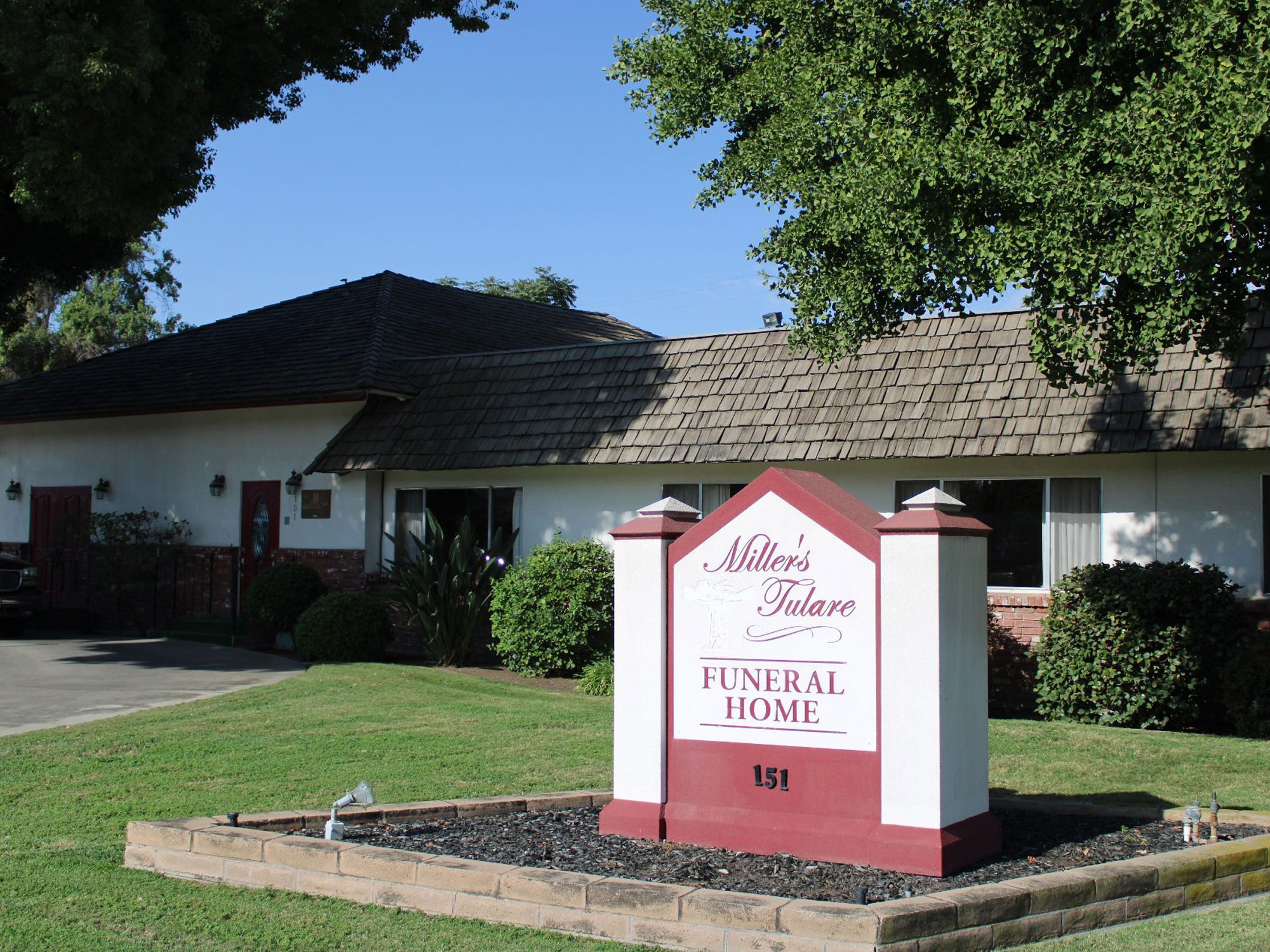 Miller's Tulare Funeral Home Tulare CA funeral home and cremation