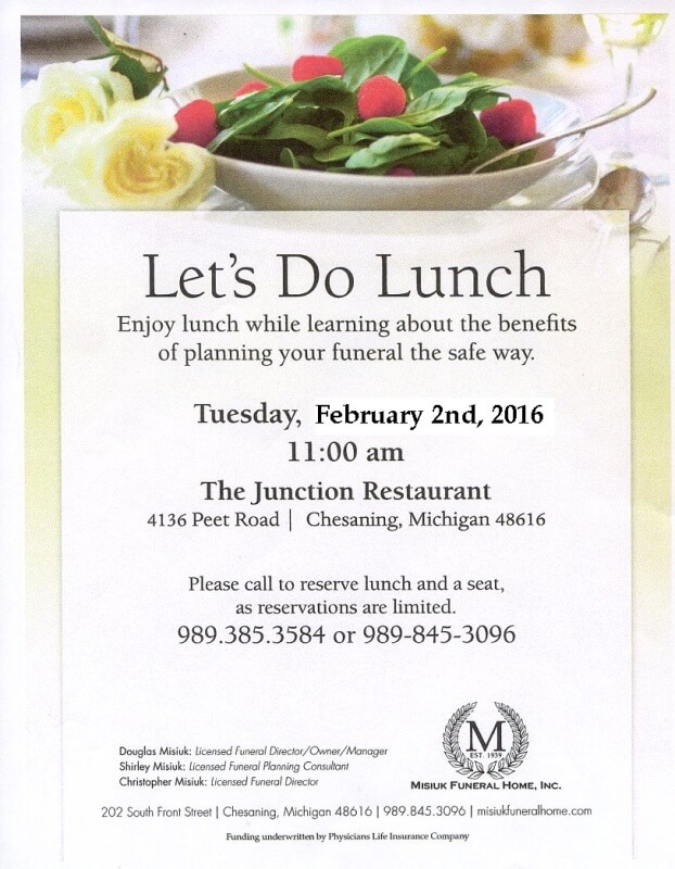 Misiuk Funeral Home Chesaning MI funeral home and cremation