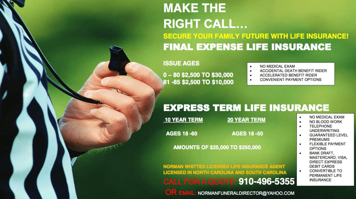 Information Guide Norman Whitted Funeral Director Licensee