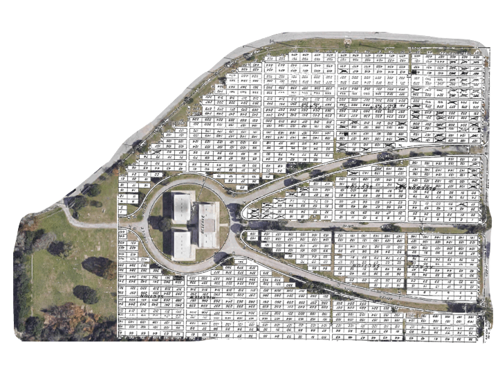 CEMETERY MAP Onion Creek Memorial Park Austin TX funeral home and