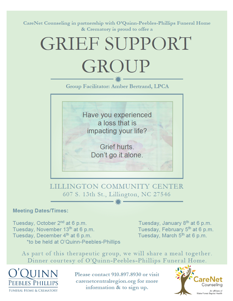 O'QuinnPeeblesPhillips Funeral Home Lillington NC funeral home and