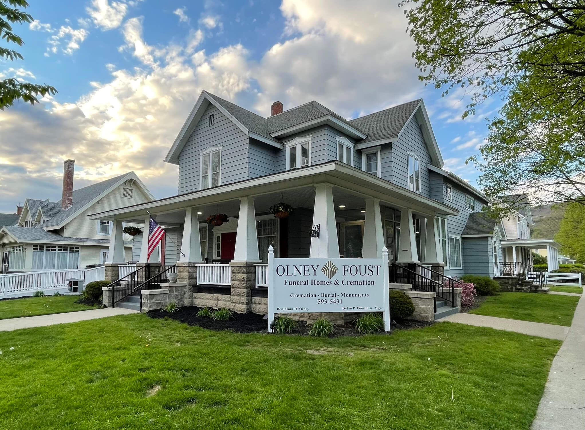 OlneyFoust Funeral Homes & Crematory Wellsville NY funeral home and