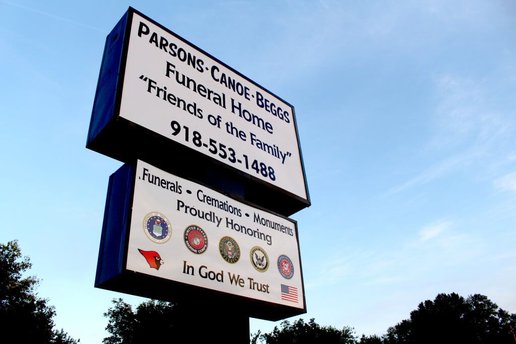 About Us ParsonsCanoeBeggs Funeral Home Collinsville OK funeral