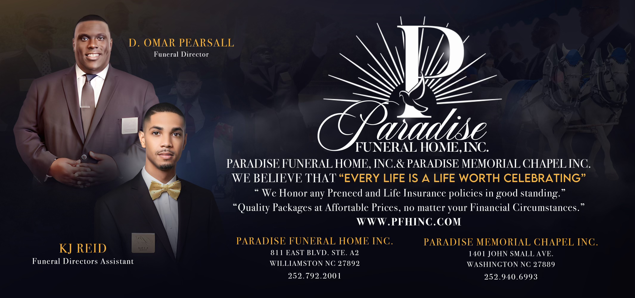 Paradise Funeral Home Inc Obituaries