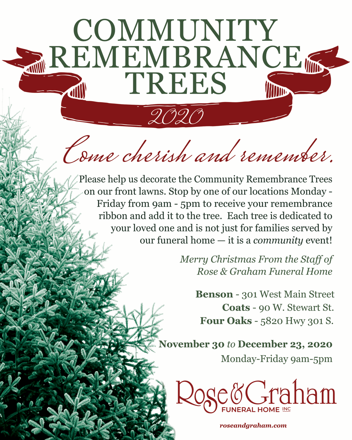 Rose & Graham Funeral Home Benson NC funeral home and cremation Coats