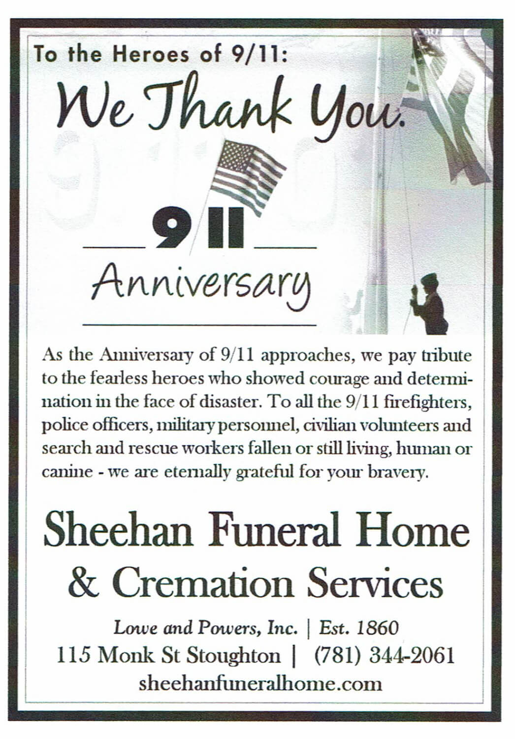 Sheehan Funeral Home Stoughton MA funeral home and cremation