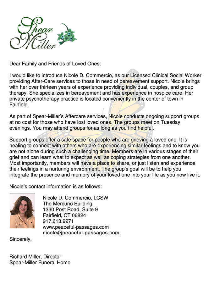 Our Staff Spear Miller Funeral Home Fairfield CT funeral home and cremation