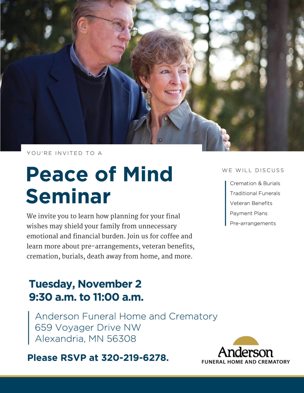 News And Events Anderson Funeral Home Mn Alexandria Mn Funeral Home And Cremation