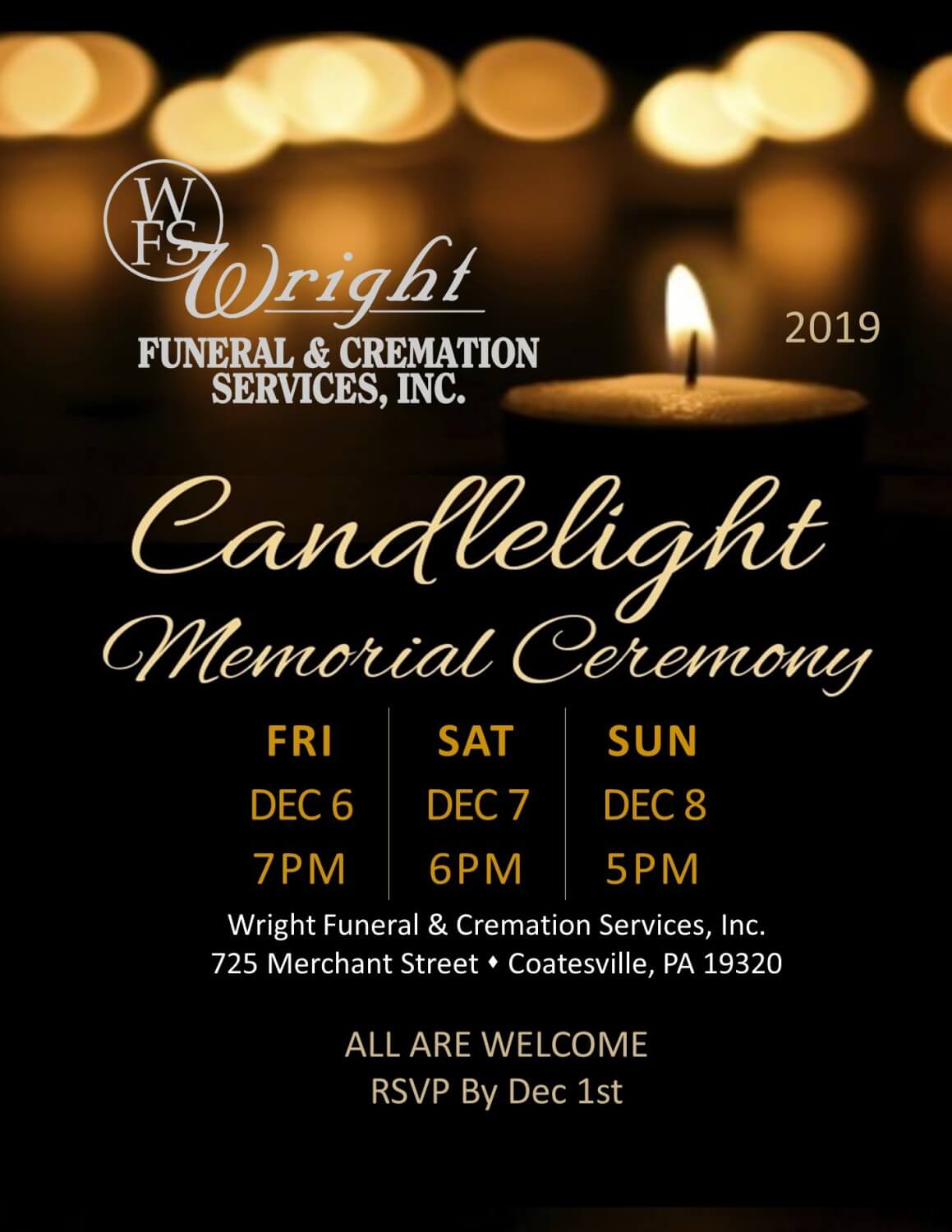 Grief Support Wright Funeral & Cremation Services, Inc. Coatesville