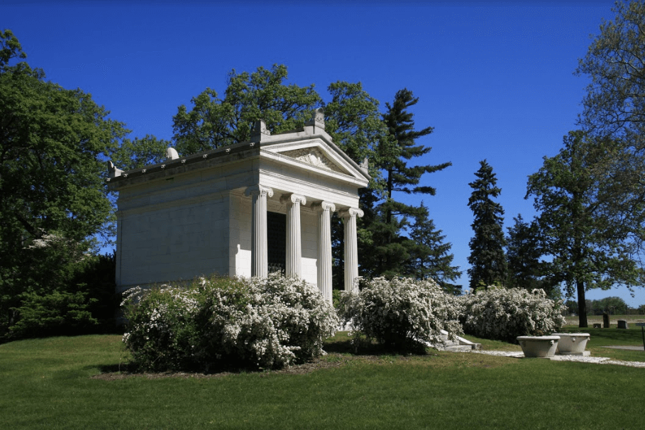 Mausoleum Woodlawn Cemetery Detroit MI Cemetery