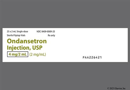 Ondansetron Hydrochloride 4mg/2mL Solution for Injection (PREMIER ProRx) package photo