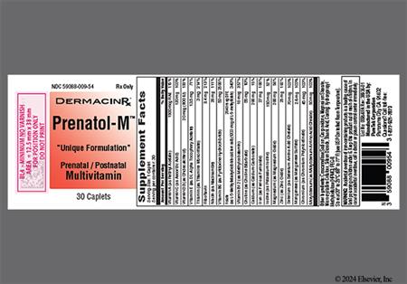DermacinRx Prenatol-M Caplet package photo