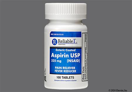 Aspirin 325mg Enteric Coated Tablet package photo