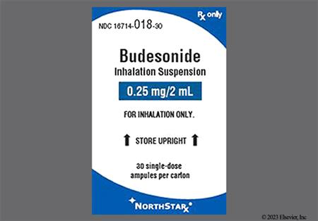 Budesonide 0.25mg/2mL Suspension for Inhalation package photo