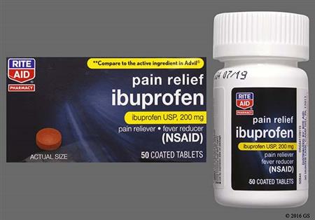 RITE AID Ibuprofen Pain Relief 200mg Tablet package photo