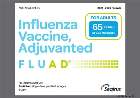 FLUAD Trivalent 2024-2025 Preservative-Free Formula 65 and Older Suspension for Injection package photo
