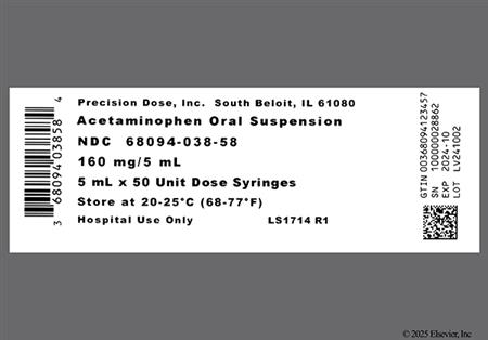 Acetaminophen 160mg/5mL Suspension (Grape) package photo