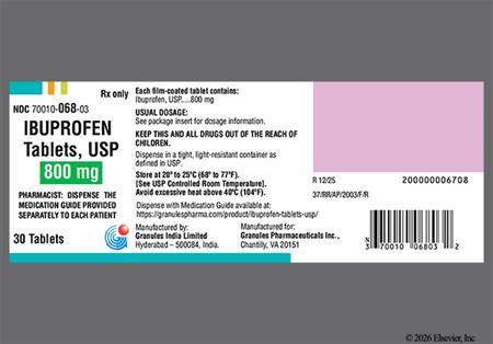 Ibuprofen 800mg Tablet